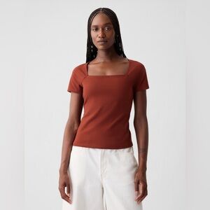 NWT GAP Square-Neck Shirt